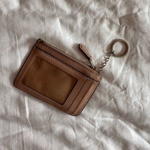 Coach Card Holder Keychain